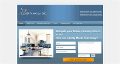 Desktop Screenshot of libertymaidsinc.com