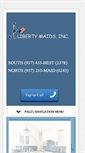 Mobile Screenshot of libertymaidsinc.com